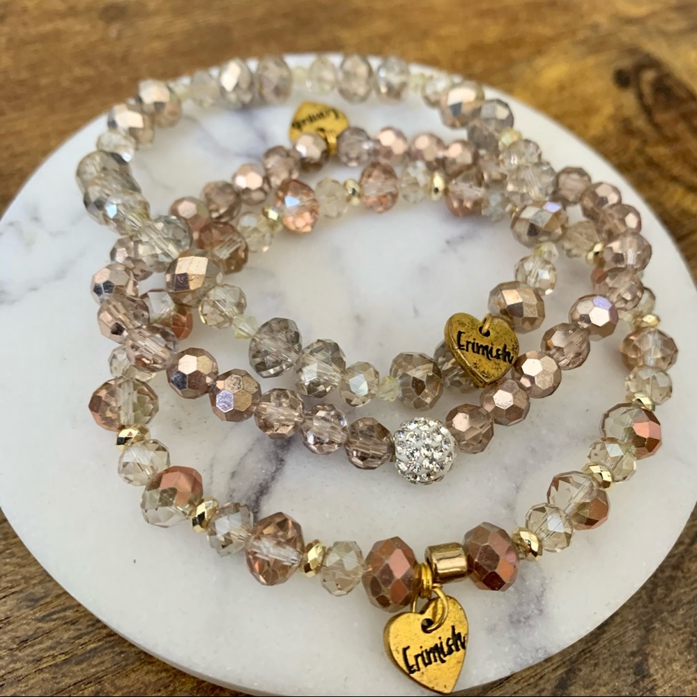 New Erimish set of 3 stretch bracelets